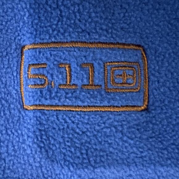 5.11 Tactical Hat Beanie Neck Gaiter Set Mens Blue Fleece Winter Warm Outdoor - Picture 2 of 8